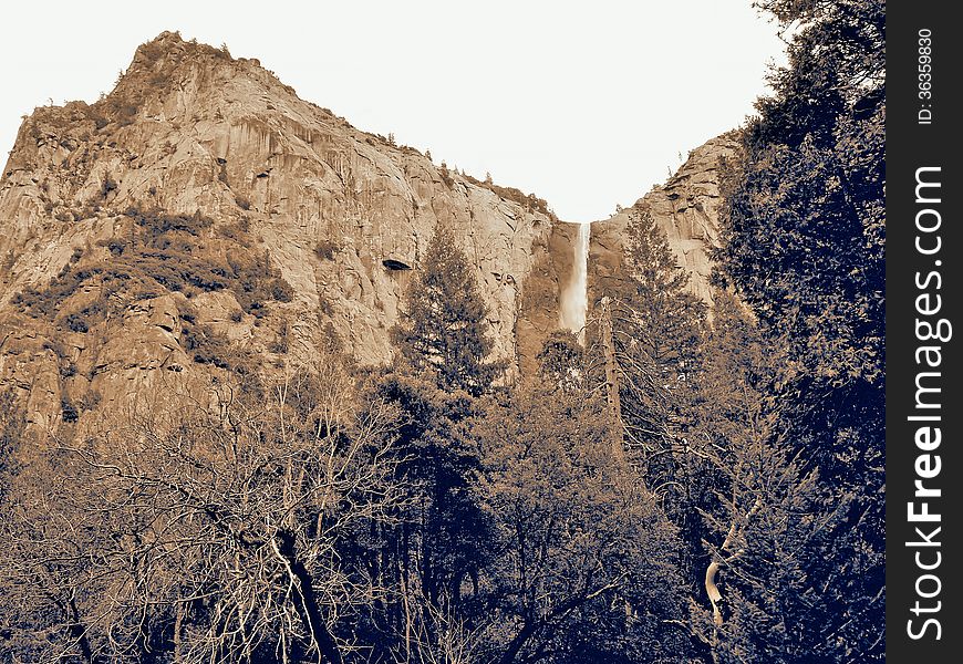 This photo was taken in Yosemite National Park.