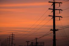Electricity Post Stock Photo Electricity Post Stock Photo