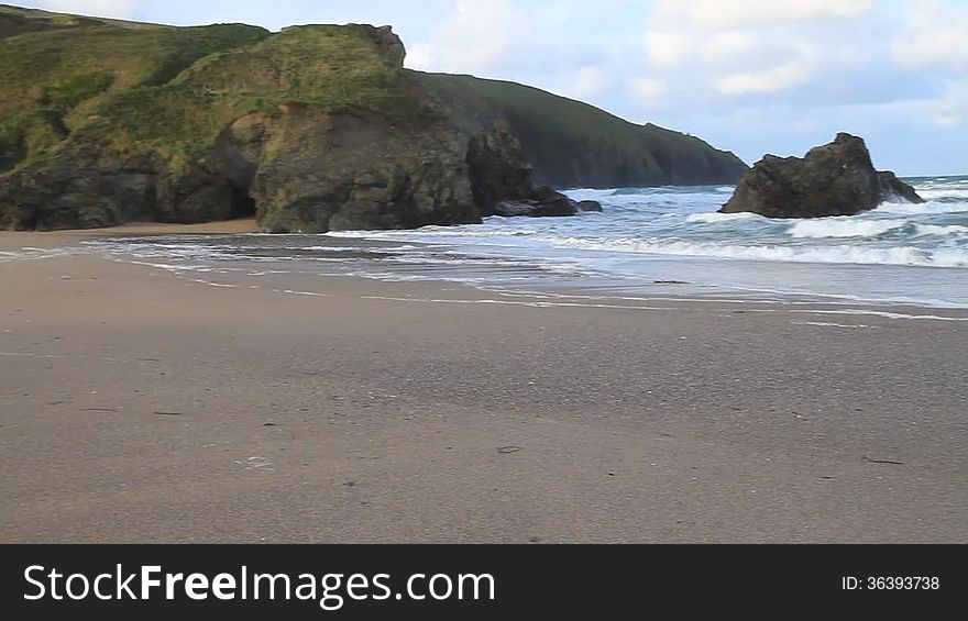 Holywell Bay Cornwall England Near Newquay