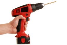 Cordless Drill Isolated Stock Photo Cordless Drill Isolated Stock Photo