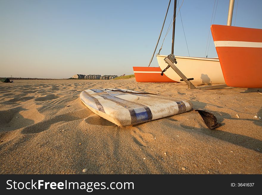 A travel destination image showing a beach in the morning light. A travel destination image showing a beach in the morning light.