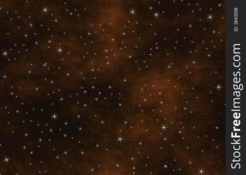 Stars on the brown background. Stars on the brown background