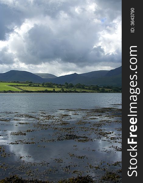 Storm brewing across bay in Ireland. Storm brewing across bay in Ireland