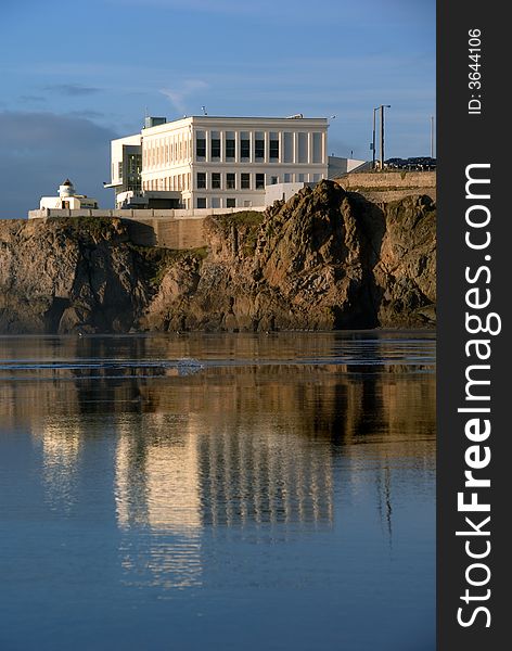 Afternoon Reflection, Ocean Beach, San Francisco, California. Afternoon Reflection, Ocean Beach, San Francisco, California