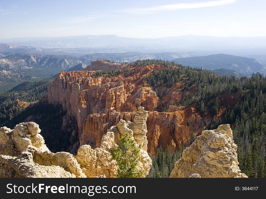 Scenic view of Bryce Canyon National Park, Utah