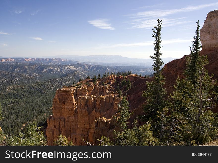 Scenic view of Bryce Canyon National Park, Utah