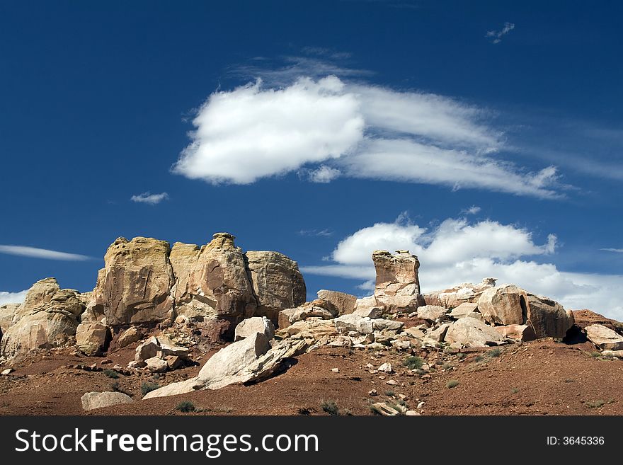 Scenic views of Capitol Reef National Park