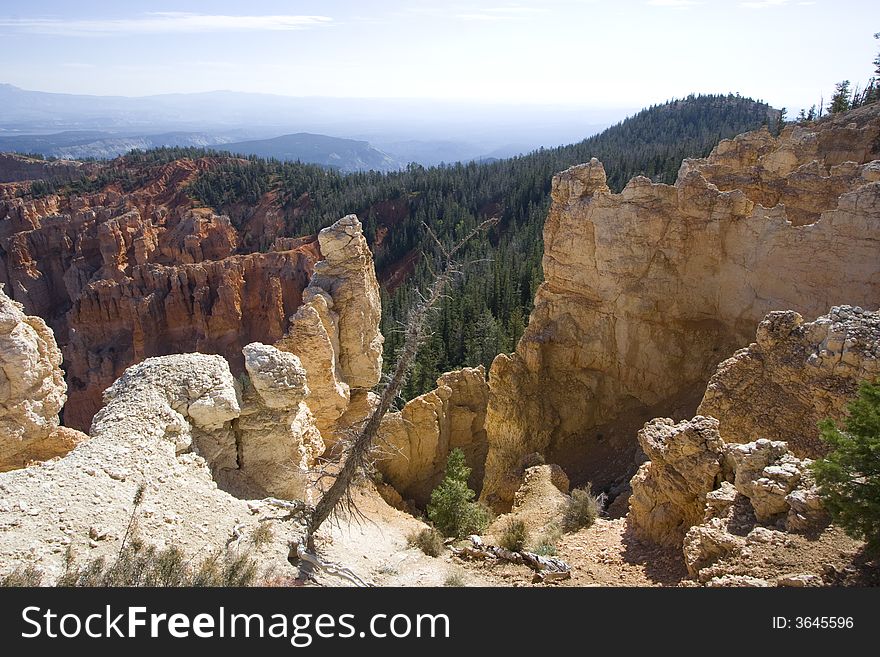 Scenic view of Bryce Canyon National Park, Utah