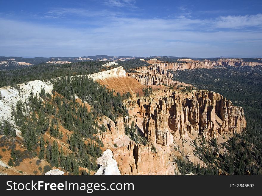 Scenic view of Bryce Canyon National Park, Utah