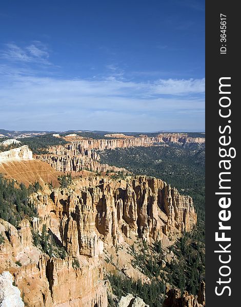 Scenic view of Bryce Canyon National Park, Utah