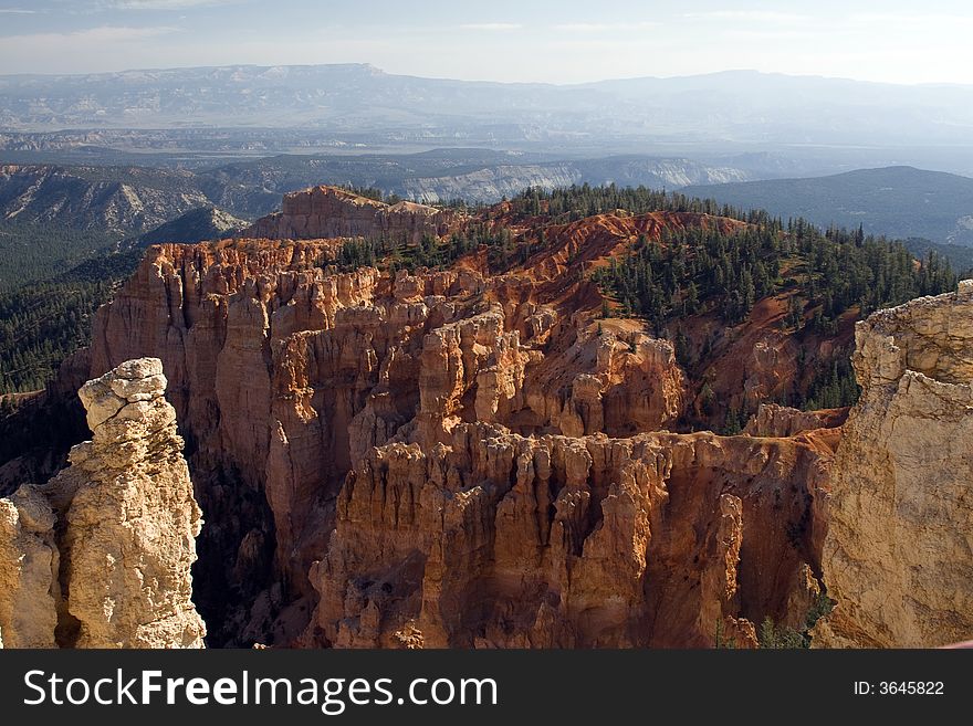 Aerial view of Bryce Canyon National Park, Utah