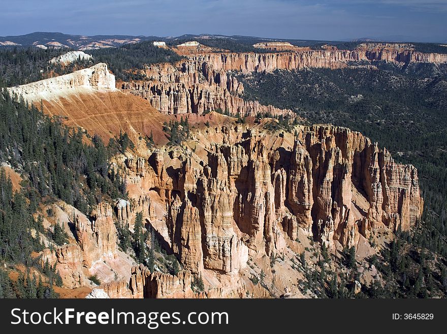 Aerial view of Bryce Canyon National Park, Utah