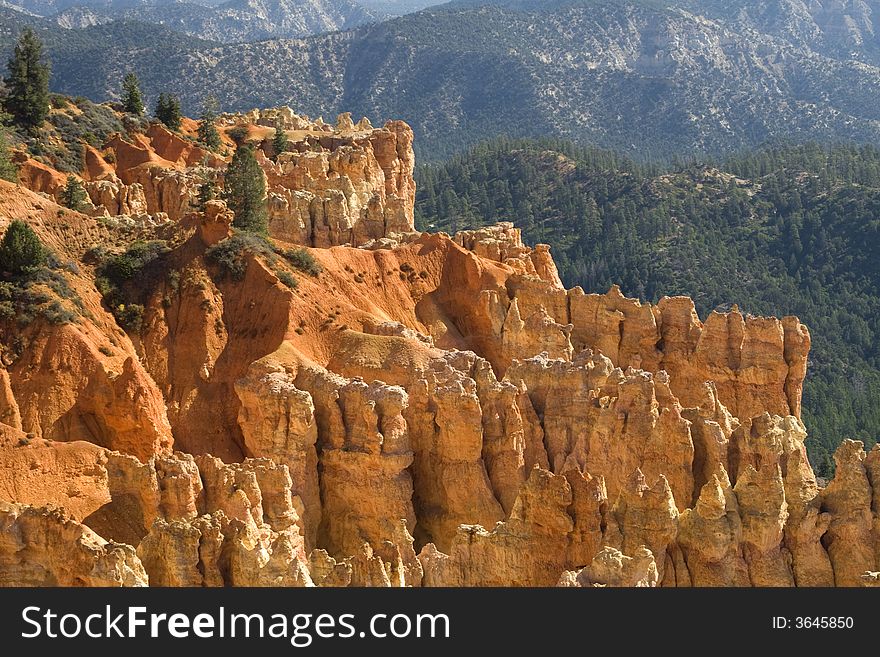 Scenic view of Bryce Canyon National Park, Utah