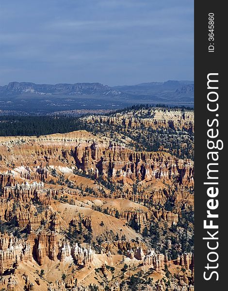 Aerial view of Bryce Canyon National Park, Utah