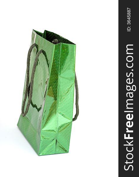 Green Present Bag