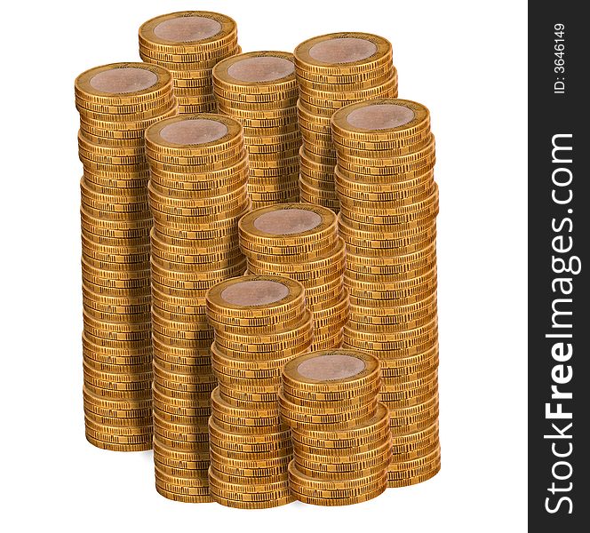 Piles Of Coins