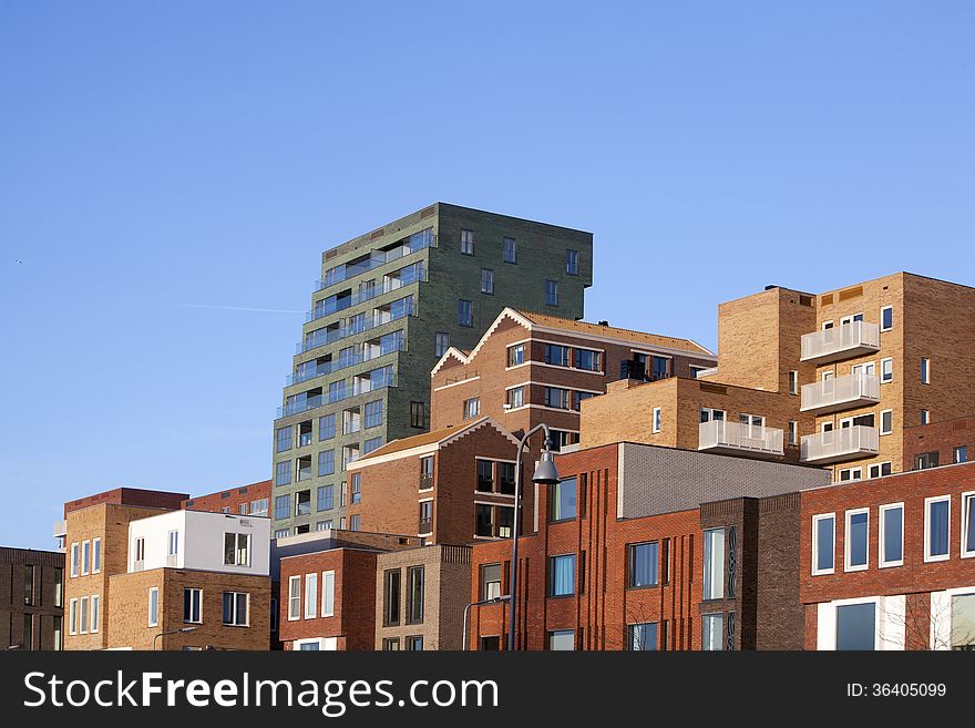 Residential district Crooswijk in Rotterdam, the Netherlands