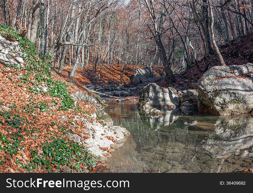 Crimea mountain rivers