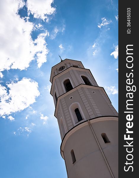 Belfry Tower of a Vilnius Cathedral