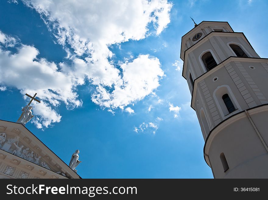 Belfry Tower of a Vilnius Cathedral