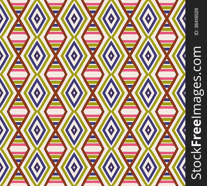 Seamless geometric pattern