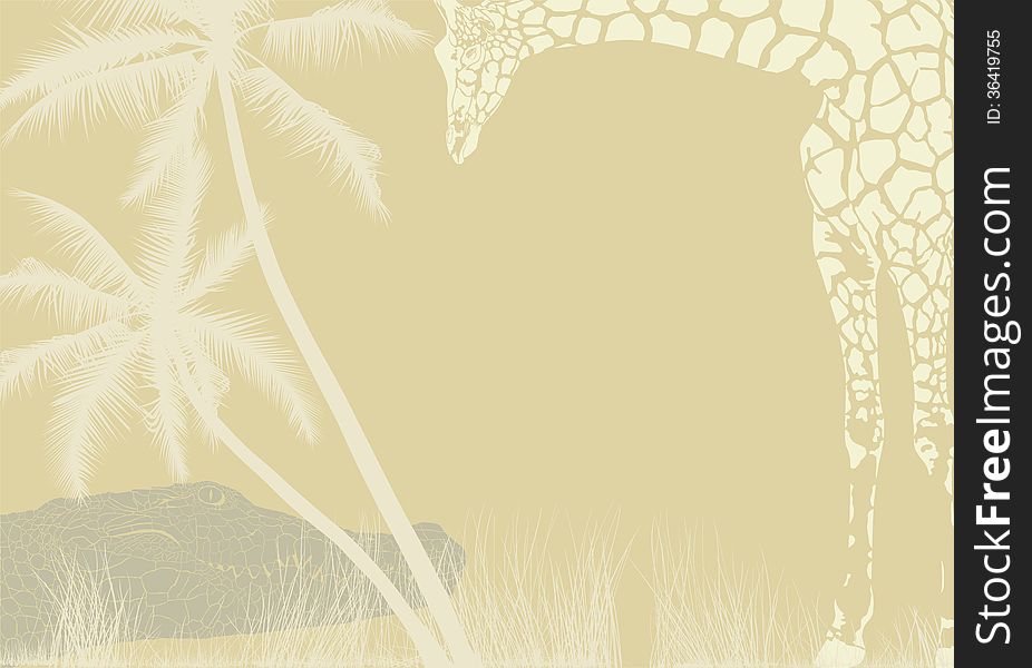 Tropical Animal Background