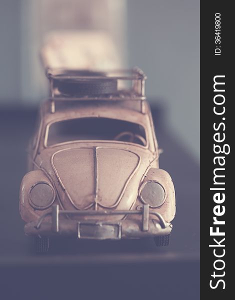 Vintage toy Volkswagen Beetle car