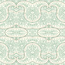 Hand-Drawn Henna Mehndi Abstract Pattern. Stock Image Hand-Drawn Henna Mehndi Abstract Pattern. Stock Image