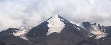 Snow Mountain Panorama Royalty Free Stock Photography Snow Mountain Panorama Royalty Free Stock Photography