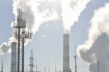 Industrial Landscape Of The Big City Stock Photo Industrial Landscape Of The Big City Stock Photo