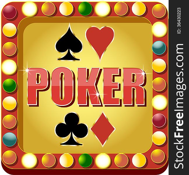 Casino banner for websites and other places. Casino banner for websites and other places