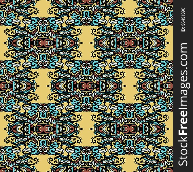 Seamless pattern ethnic tribal. Seamless pattern ethnic tribal