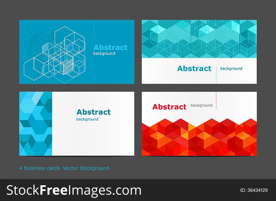 Vector Abstract Background Set