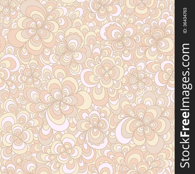 Floral seamless pattern. Endless floral texture for textile.