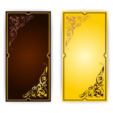 Elegant Template For Greeting Card, Invitation Stock Photos Elegant Template For Greeting Card, Invitation Stock Photos