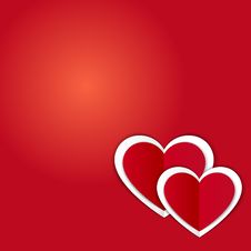 Vector Valentines Day Card. Royalty Free Stock Photography Vector Valentines Day Card. Royalty Free Stock Photography