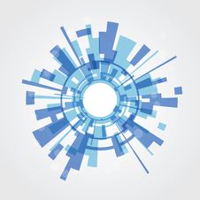 Abstract Background From Blue Squares Royalty Free Stock Images Abstract Background From Blue Squares Royalty Free Stock Images