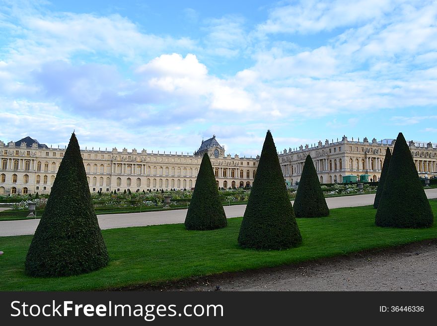 Versailles Palace near Paris in france chateau exhibition garden old royal. Versailles Palace near Paris in france chateau exhibition garden old royal