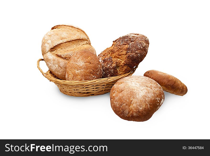 Fresh white bread