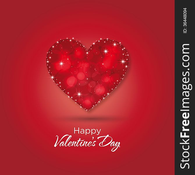 Valentines Day and love celebration card, background. Valentines Day and love celebration card, background