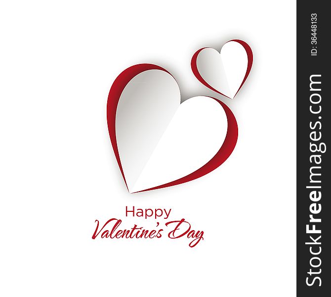 Valentines Day and love celebration card, background. Valentines Day and love celebration card, background