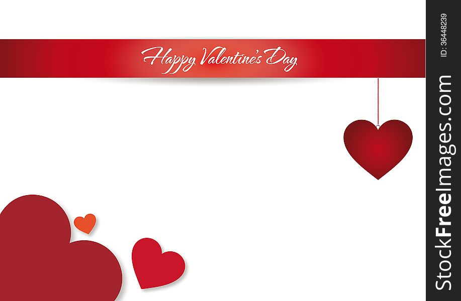 Valentines Day and love celebration card, background. Valentines Day and love celebration card, background