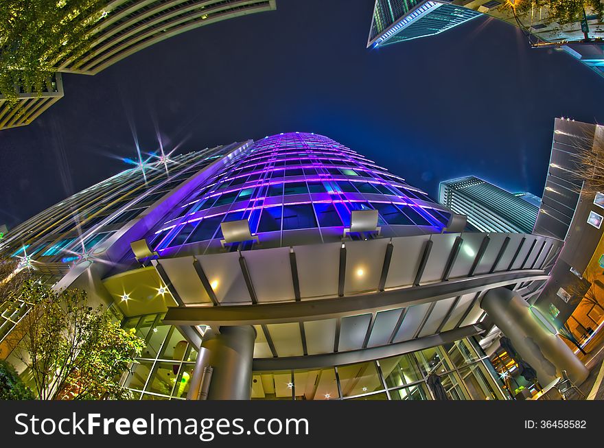 December 27, 2014, charlotte, nc, usa - charlotte skyline near romare bearden park