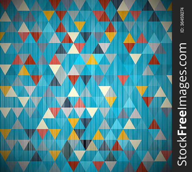 Textile Triangle Background