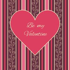 Valentines Day Card Royalty Free Stock Photography Valentines Day Card Royalty Free Stock Photography