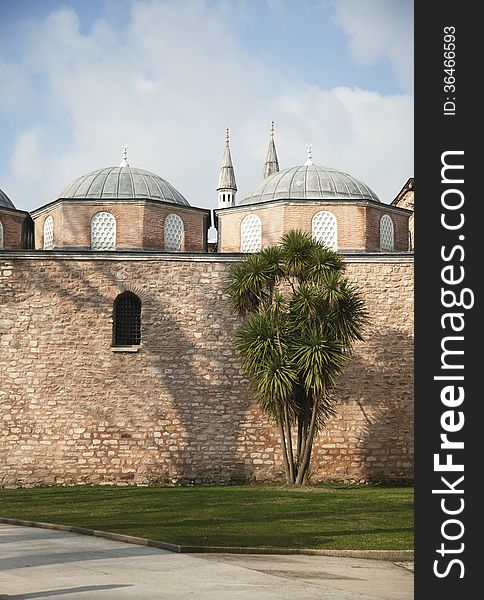 An old mosque museum Hagia Sofia in Istanbul, Turkey