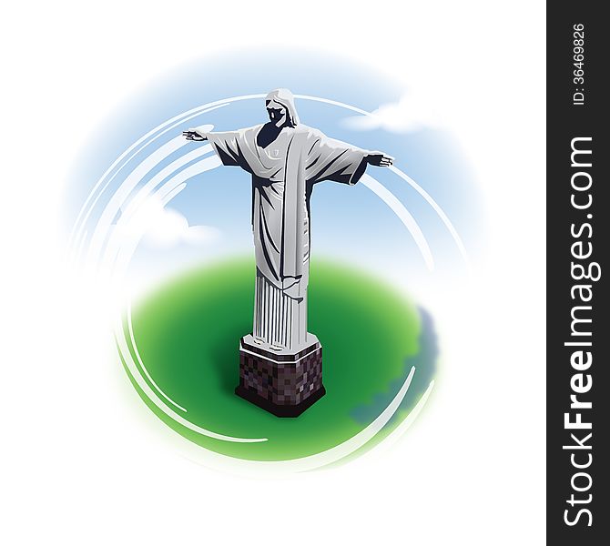 Jesus Christ in Rio de Janeiro, Brazil, considered the largest Art Deco statue in the world. Jesus Christ in Rio de Janeiro, Brazil, considered the largest Art Deco statue in the world