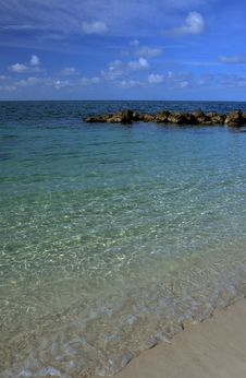 Shallow Tropical Water And Sandy Beach Royalty Free Stock Photo Shallow Tropical Water And Sandy Beach Royalty Free Stock Photo