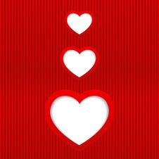 Vector Valentines Day Card. Royalty Free Stock Photography Vector Valentines Day Card. Royalty Free Stock Photography