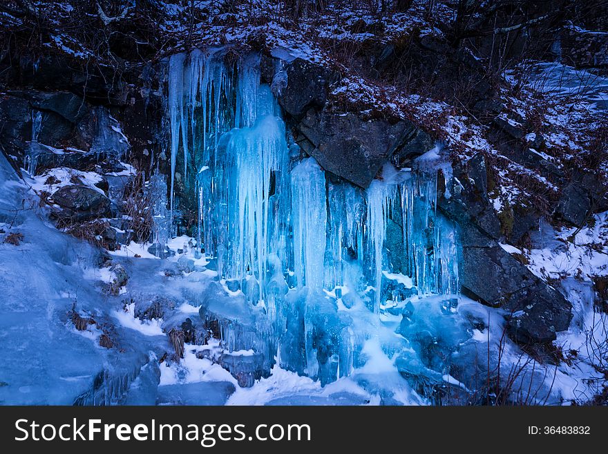 Ice Wall at Roan Mountain